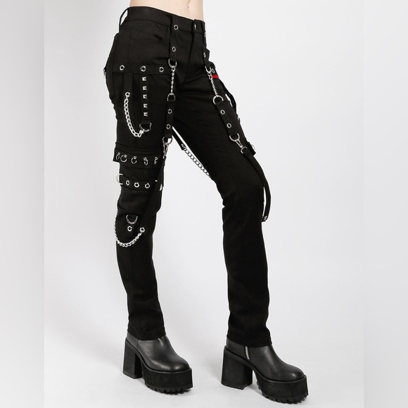 Tripp nyc Denim - Tripp NYC Black and Red Label NO EXCUSE Pants Size M